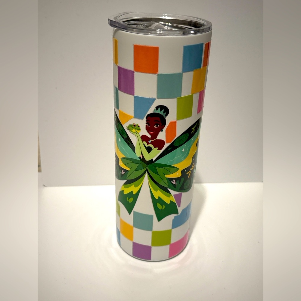 Glow at night - Colorful all day 
Sweet Princess Tiana tumbler